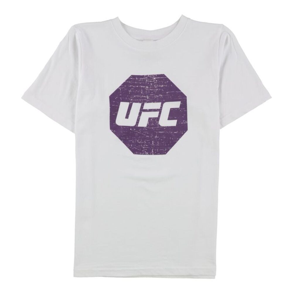 UFC Boys Big Kids Distressed Logo Graphic T-Shirt, NWT